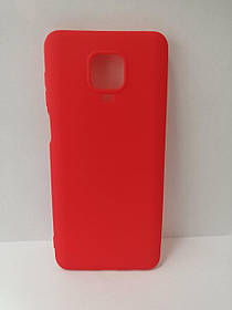 Чохол для Xiaomi Redmi Note 9S, 9 Pro накладка SMTT силіконовий бампер протиударний червоний