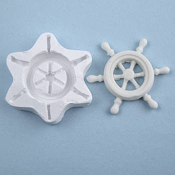 Силіконовий молд Штурвал 7.5х7.5 см