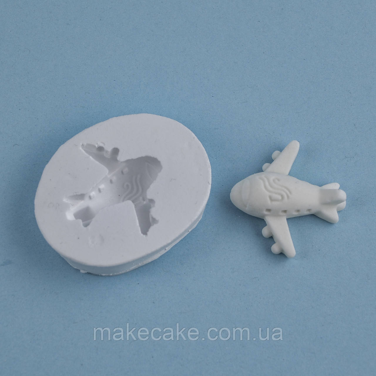 Силіконовий молд Літак 4.0х5.0 см