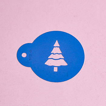 Трафарет Ялинка 6 см