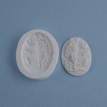 Силіконовий молд Камея Фея 4.8х4.0 см