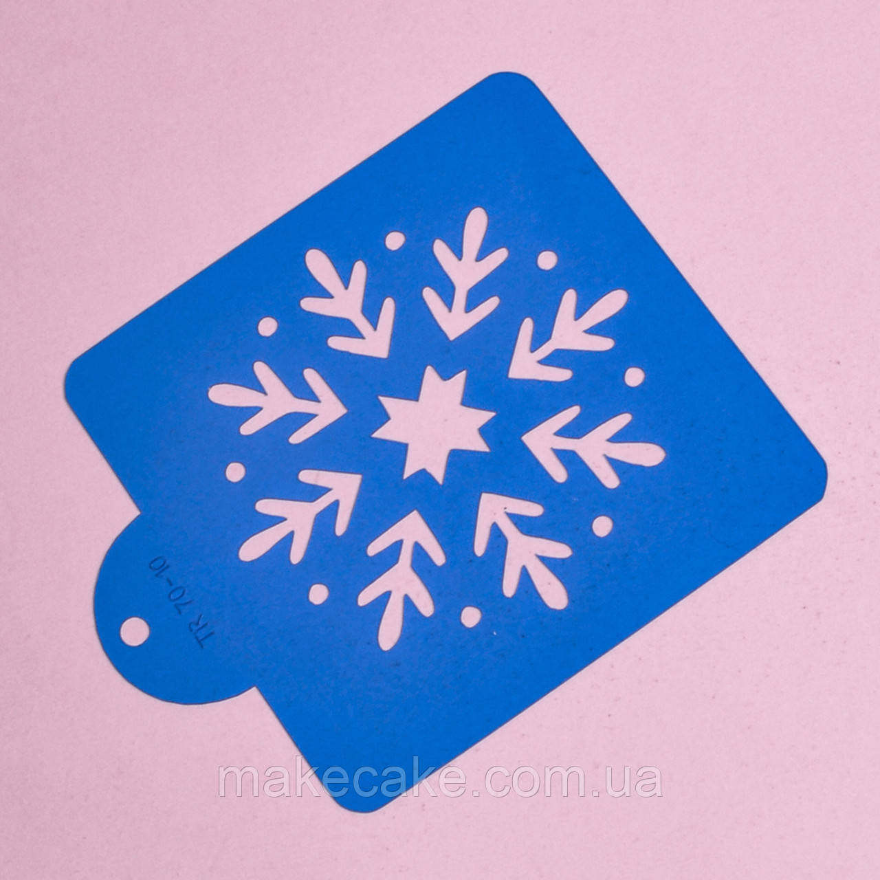 Трафарет Сніжинка No3 10 см, фото 1