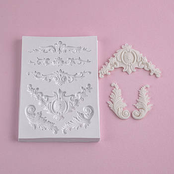 Силіконовий молд Набір завитків 8.5х12.5 см