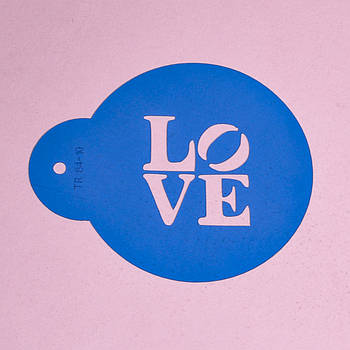 Трафарет Love No1 10 см