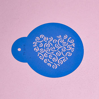 Трафарет Серце No5 10 см