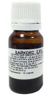 Антикоцидійний препарат Байкокс віт 2,5%, 10 мл