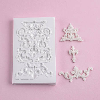 Силіконовий молд Завиток No4 9.8х6.0 см