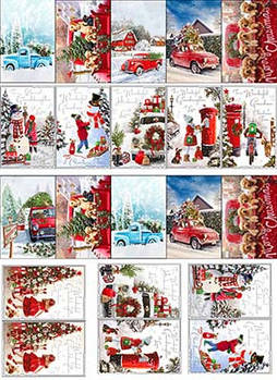 Вафельна картинка "Новий рік. Різдво-14" А4, 20х30 см