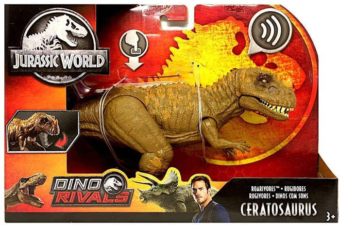 Jurassic world sale roarivores ceratosaurus