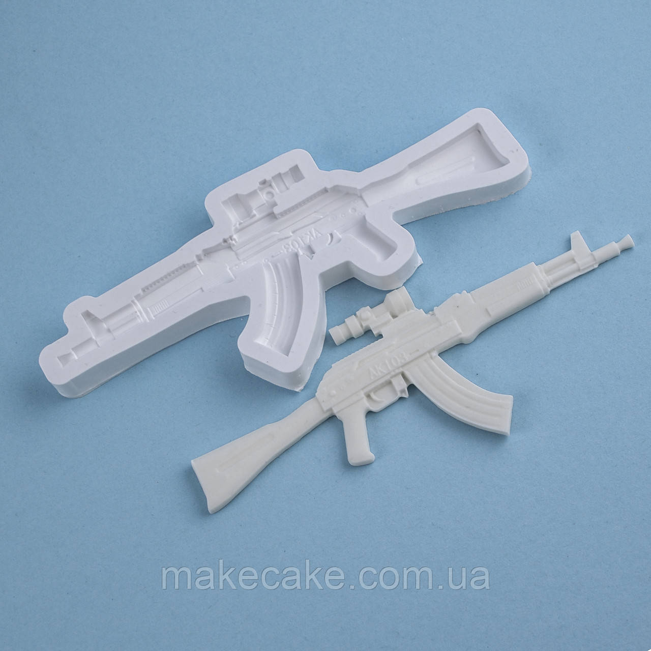 Силіконовий молд Автомат Калашникова АК47 17.0х7.0 см