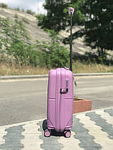 Пластикова валіза з поліпропілену мала рожевого кольору Франція, фото 3