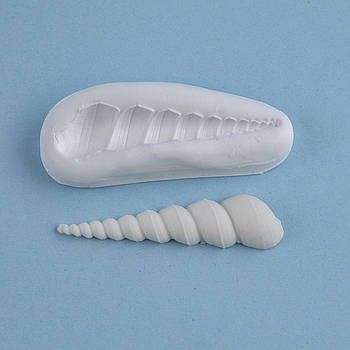 Силіконовий молд Рог конячки-єдиноріжка 3.0х8.5 см