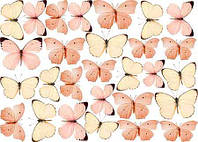 Вафельна картинка Метелики №11 А4, 20х30 см