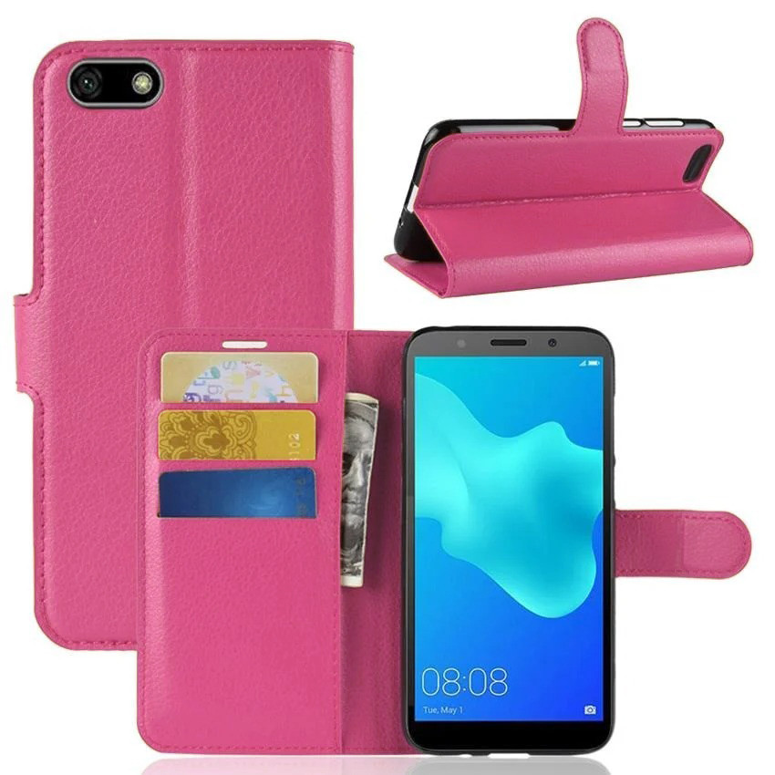 Чохол-книжка Litchie Wallet для Huawei Y5 2018 / Y5 Prime 2018 / Honor 7A Rose
