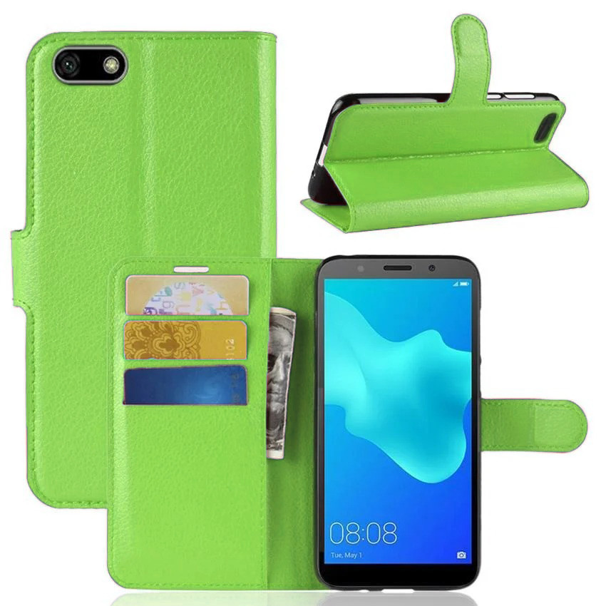 Чохол-книжка Litchie Wallet для Huawei Y5 2018 / Y5 Prime 2018 / Honor 7A Green
