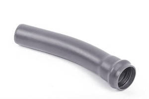 Коліно розтрубне ПВХ для зовнішньої каналізації