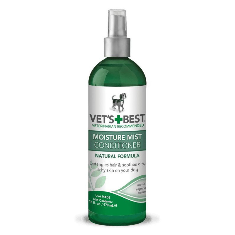 VET'S BEST Ветс Бест Moisture Mist Conditioner Спрей-кондиціонер для зволоження шкіри і розплутування вовни