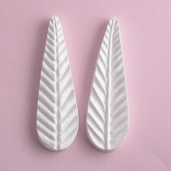 Силіконовий вайнер Лист папороті No3 3.5х11.5 см