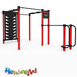 Спортивний комплекс S-10 вуличний металевий на майданчик, фото 3