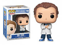 Фигурка Funko Pop Фанко Поп доктор Персиваль Кокс Клиника Dr. Cox Scrubs 10 см Serial S Dr C 739