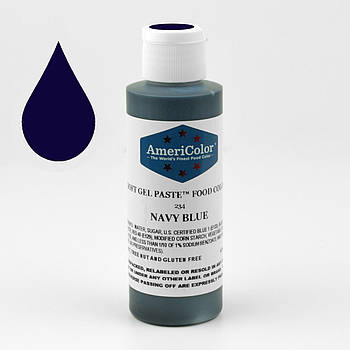 Гелева фарба AmeriColor Темно-синій/Navy Blue 128 г