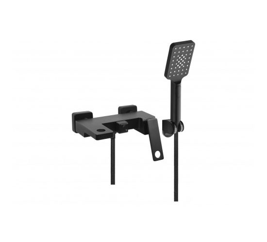 Душовий змішувач для ванни з кульовим регулятором "NOIR 1" FALA 75882 (Польща), фото 1