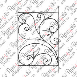 Панель кована 1000х620х14х7