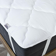 Наматрацник 90х200 стьобаний мікрофібра, Comfort на гумках 350гр/м2 IDEIA