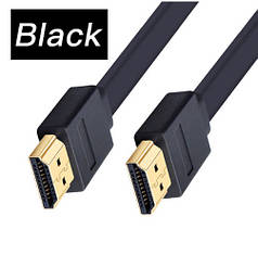 HDMI-HDMI кабель 1метр відео плоский hdmi кабель 1,4 1080P 3D кабель для HDTV XBOX PS3 комп'ютера 1 м