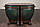 Комплект меблів, стіл і два крісла в домашній кабінет, або кабінет керівника "Тет-А-Тет" з дерева, фото 2