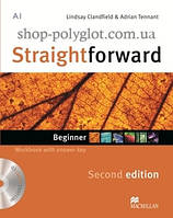 Рабочая тетрадь Straightforward Second Edition Beginner Workbook with key and Audio-CD