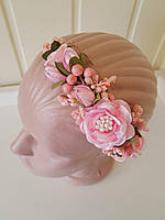 Прикраса для волосся з квітів на обідку Kaprizz