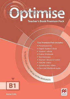 Книга для вчителя Optimise B1 teacher's Book Premium Pack (Updated for the New Exam)