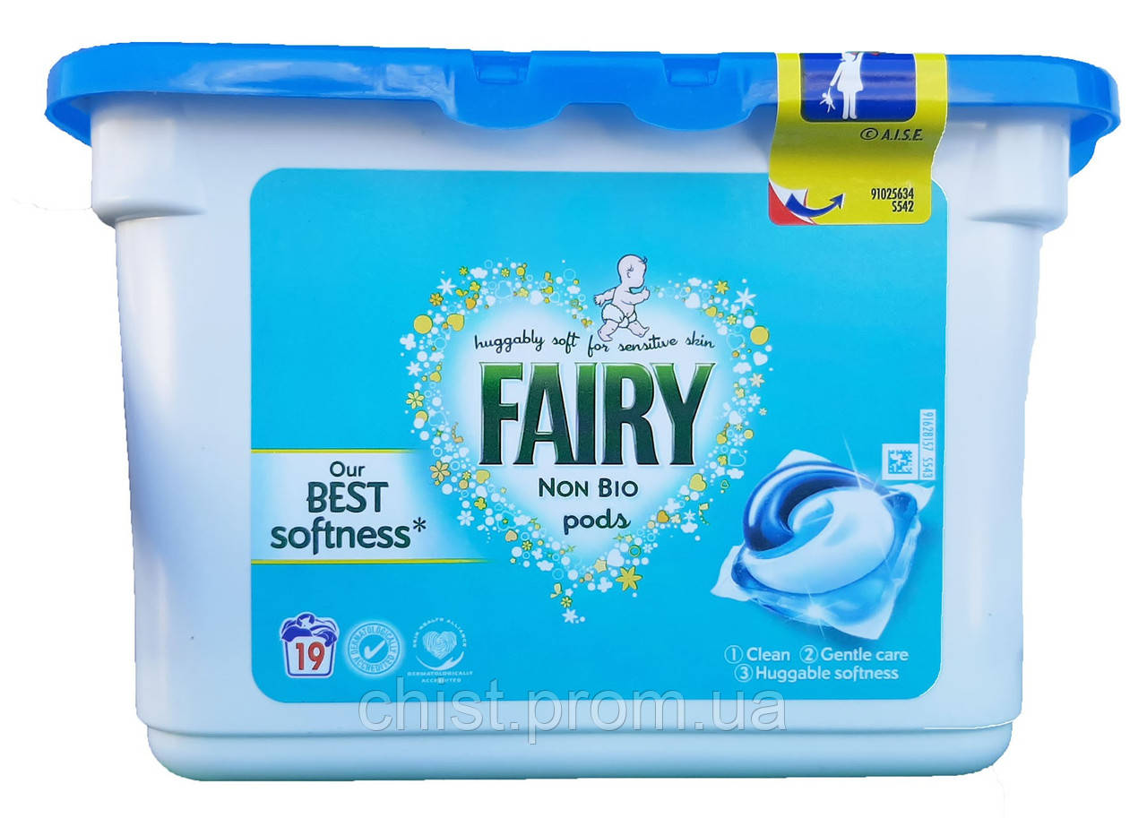 Fairy капсули для прання NON BIO (19шт)