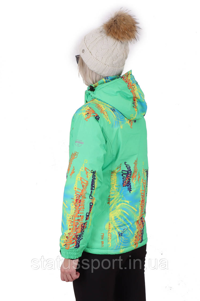 Женская горнолыжная куртка Snow Headquarter B8078 Салатовая - фото 3 - id-p1209454464