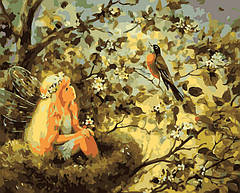Картина за цифрами Маленька фея худ. Сент-Клер Мері Бакстер (VP030) Турбо 40 х 50 см
