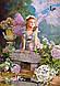 Картина-розмальовка "Весняний ангел" (VP032) Турбо 40 х 50 см, фото 2