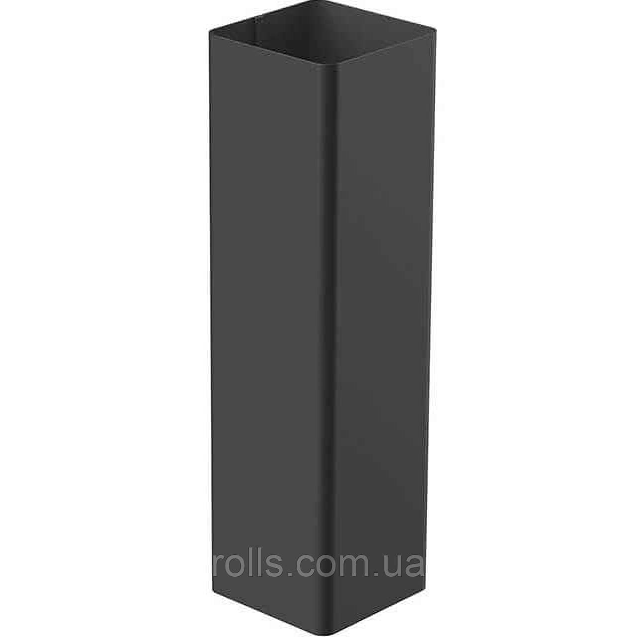 Труба водостічна квадратна 80×80, L= 3м, фото 1