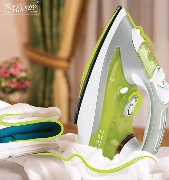 Праска Maestro MR-302C керамічна підошва (2200 Вт, сухе прасування, розбризкування, відпарювання), праска, фото 1