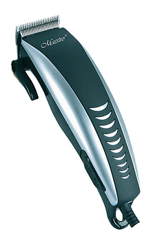Професійна машинка для стриження волосся Maestro MR-650 з насадками чорна  ⁇  тример Маестро, Маєстро