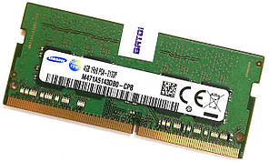Оперативная память для ноутбука Samsung SODIMM DDR4 4Gb 2133MHz 1700S 1R8 CL15 (M471A5143DB0-CP8) Б/У