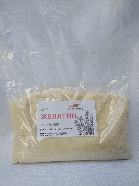 Желатин, 200г: продажа, цена в Ровно. Желатин, загустители от "Ярмарка ...
