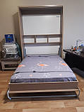 Накладки на механізм шафу-ліжко, захисний декоративний кожух для механізмів шафа-ліжко сірі, фото 5