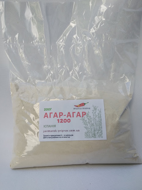 Агар-агар 1200, 200г: продажа, цена в Ровно. Желатин, загустители от ...