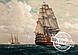Картина за номерами на полотні "Корабель у морі" худ. Димер Міхаель Цено (VP256) Турбо 40 х 50 см, фото 2
