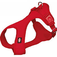Шлея мягкая Soft XXS-XS красная для собак с обхватом груди 25-35см