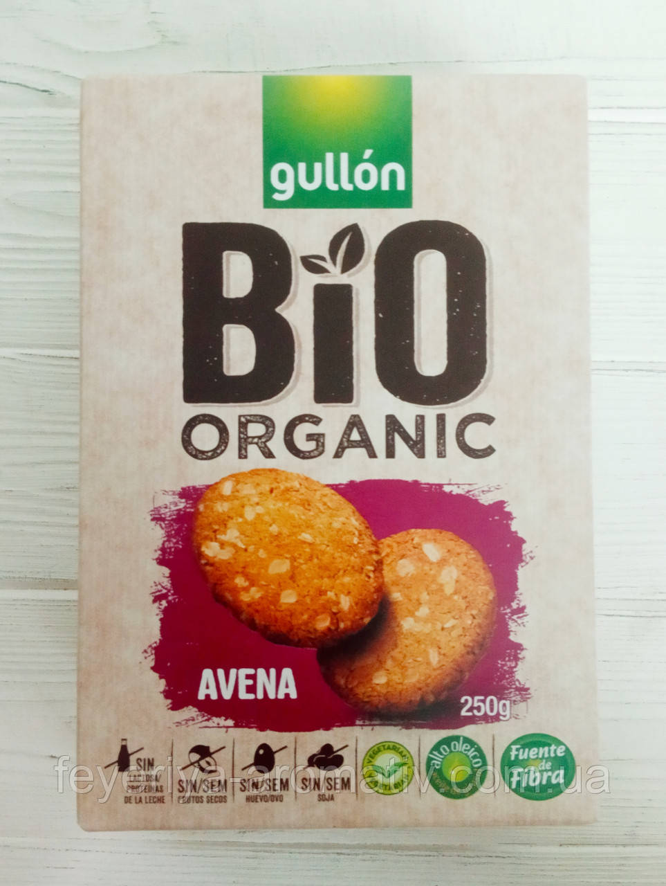 Печиво Gullon Bio Organic (Іспанія) Avena вівсяне 250гр