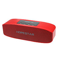 Портативна стерео колонка Hopestar H11 USB Bluetooth FM (Червоний)