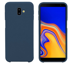 Чохол Silicone Case для Samsung Galaxy J6 2018 J600 синій (самсунг галаксі джей 6)