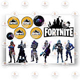 Друк їстівного фото — Вафельний папір — Fortnite No9, фото 3